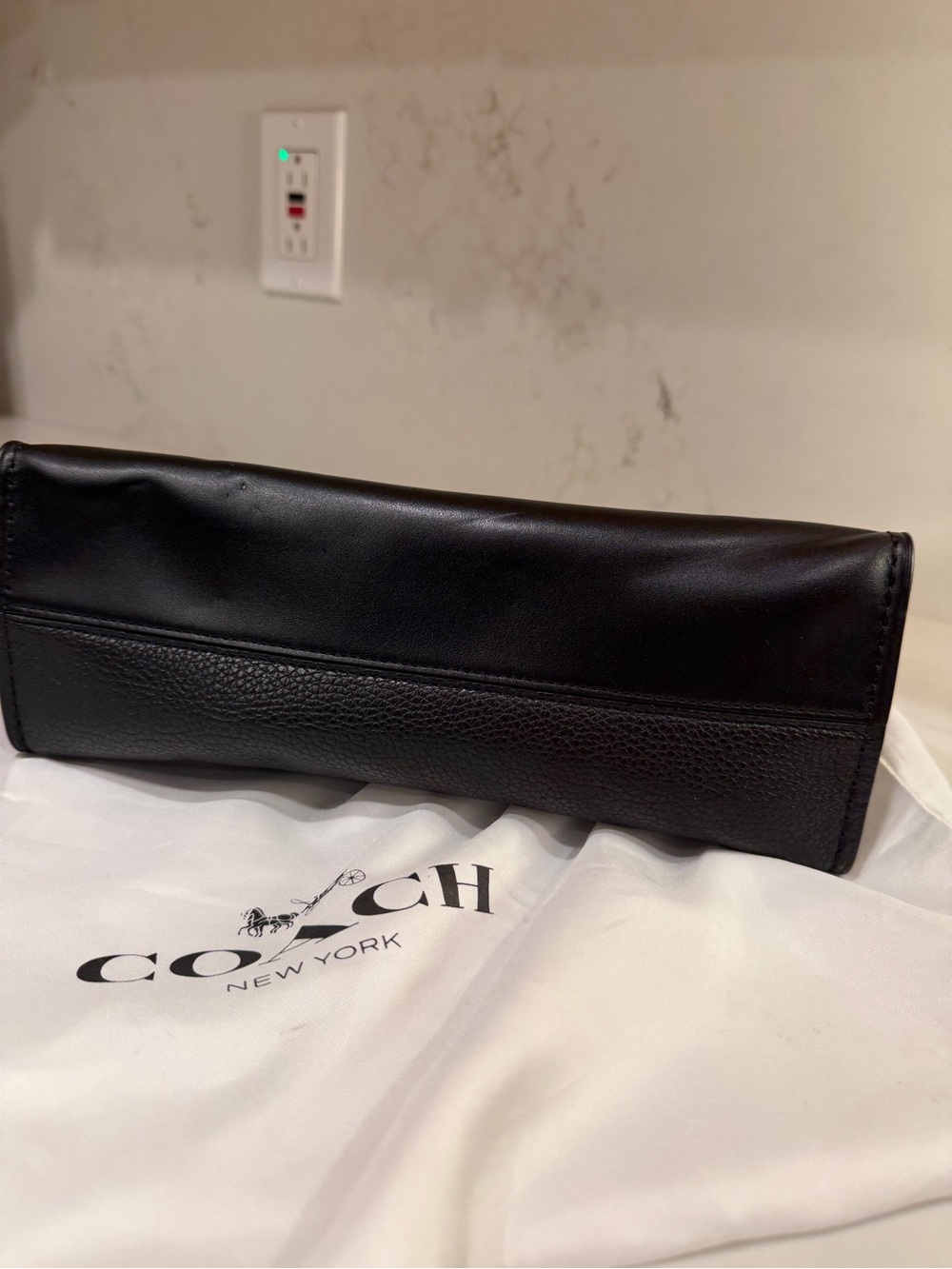 Coach Parker Black leather shoulder bag 76530, Brand New Condition! - Picture 12 of 16